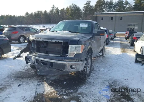 2013 Ford F-150 Xlt из США, поврежденный, VIN 1FTEX1EM9DFA84454